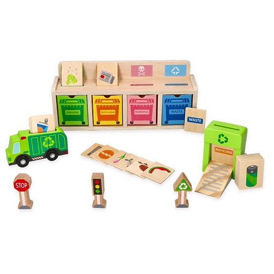 Trieuse de déchets en bois - puzzle