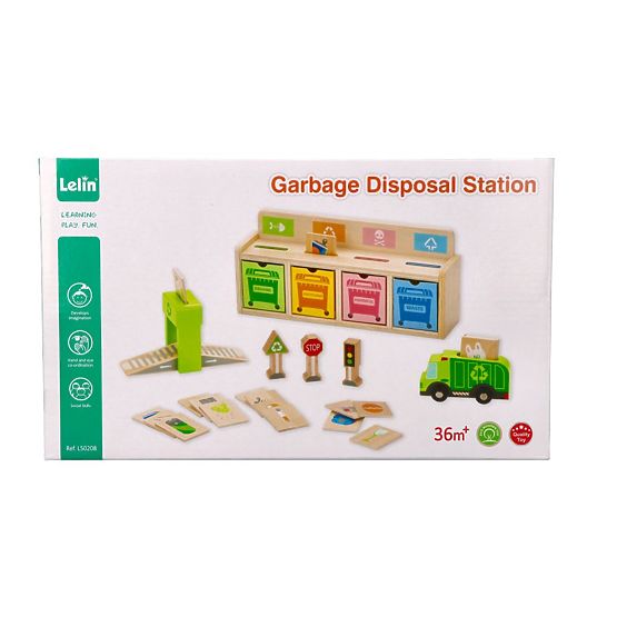 Trieuse de déchets en bois - puzzle