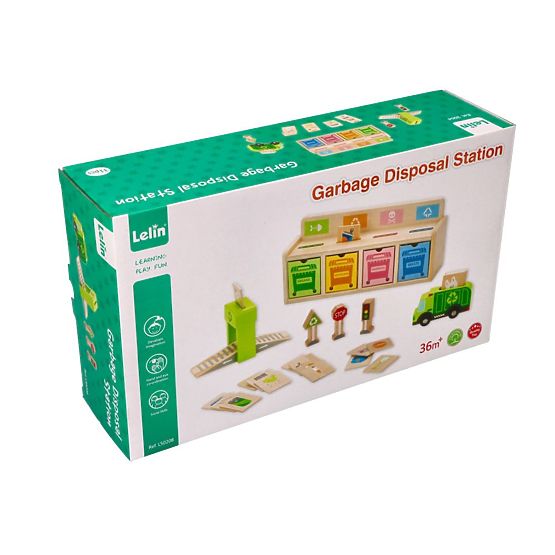 Trieuse de déchets en bois - puzzle