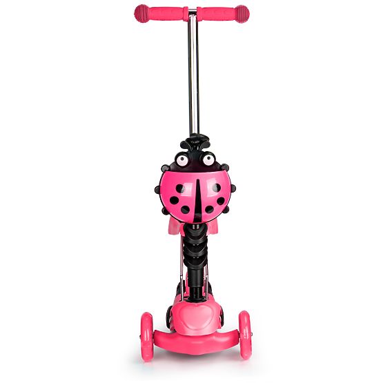 Trottinette et transat Ladybug - rose