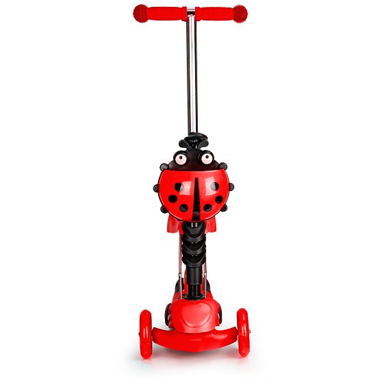 Trottinette et transat Ladybug - rouge