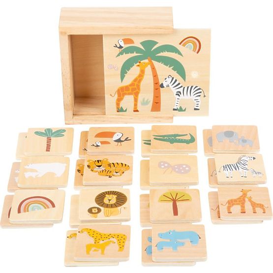 Trouvez la paire - jeu de mémoire Safari