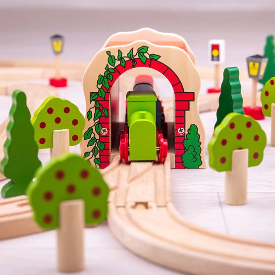 Tunnel ferroviaire en briques Bigjigs Rail