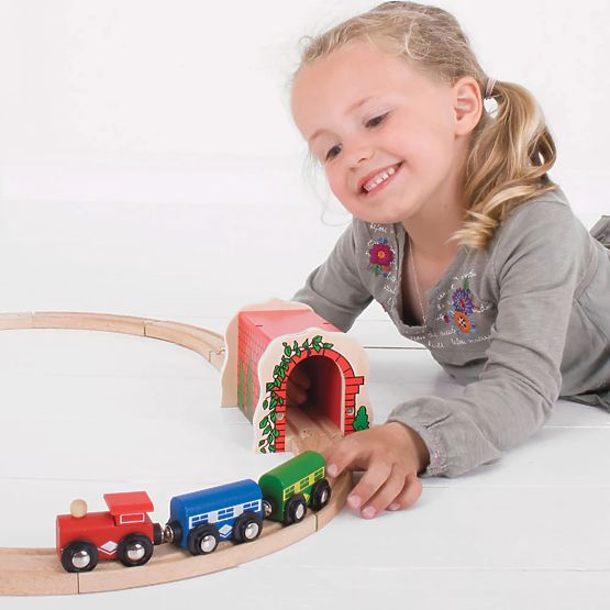 Tunnel ferroviaire en briques Bigjigs Rail