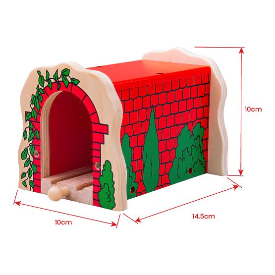 Tunnel ferroviaire en briques Bigjigs Rail