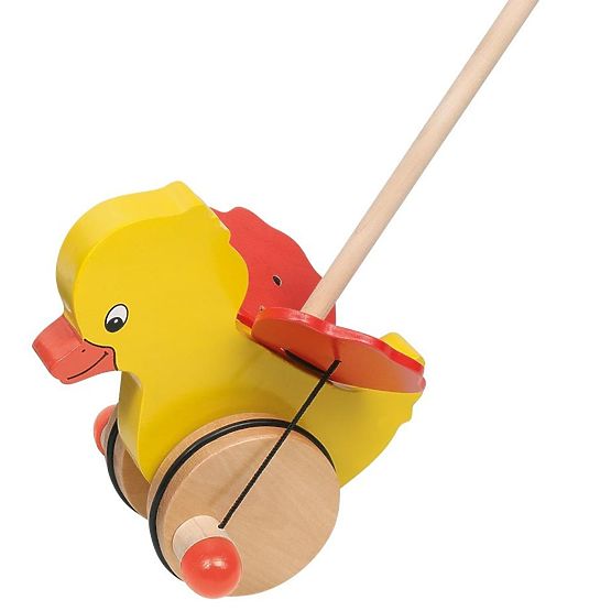 Canard Tweedy sur un poteau
