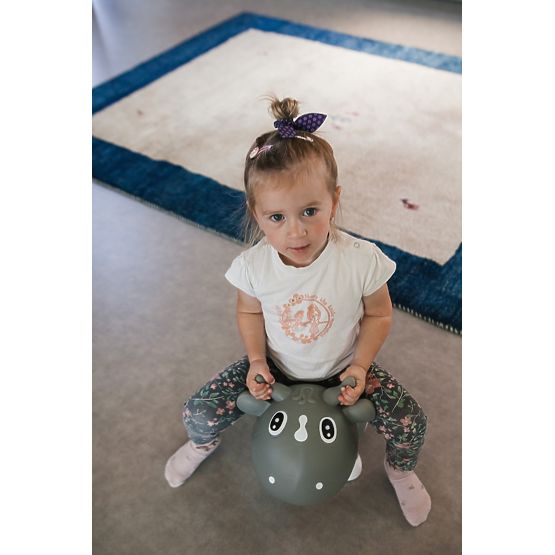 Vache sauteuse KIDZZFARM - Gris