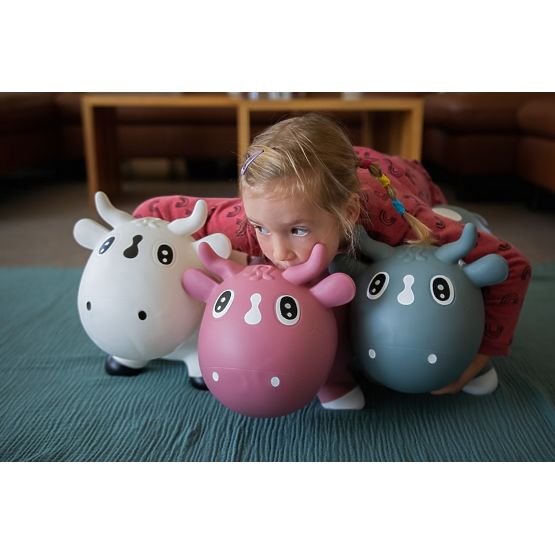 Vache sauteuse KIDZZFARM - Rose