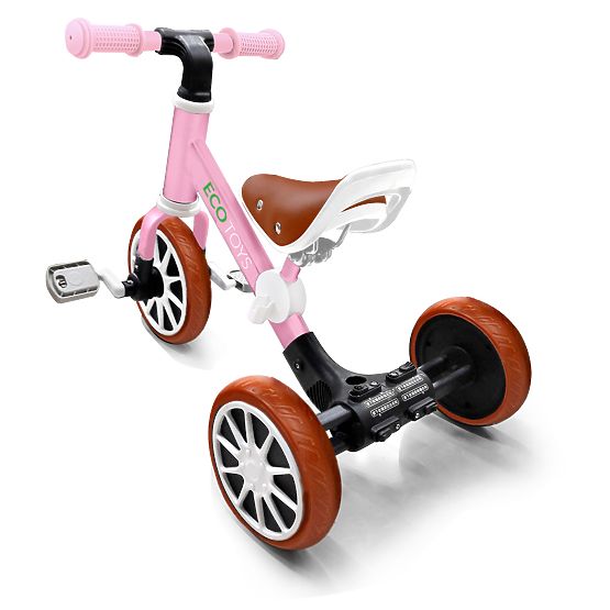 Vélo enfant Ellie 3en1 - rose