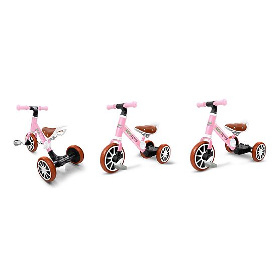 Vélo enfant Ellie 3en1 - rose