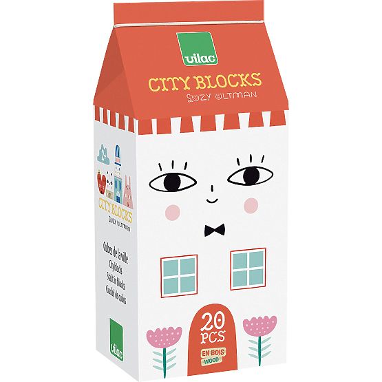 Vilac Blocs en bois Maison de ville