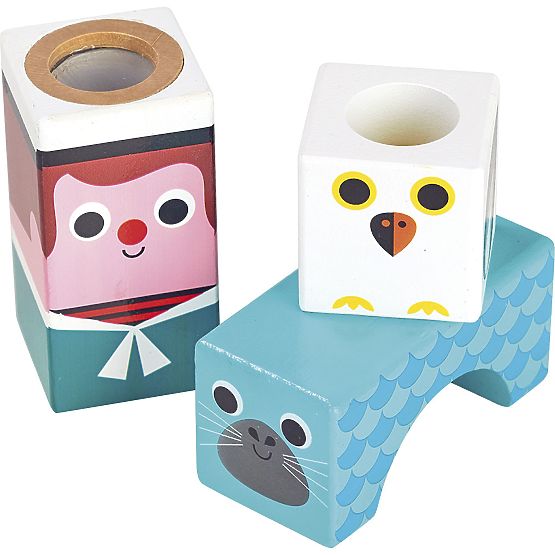 Vilac Blocs sonores en bois Mer