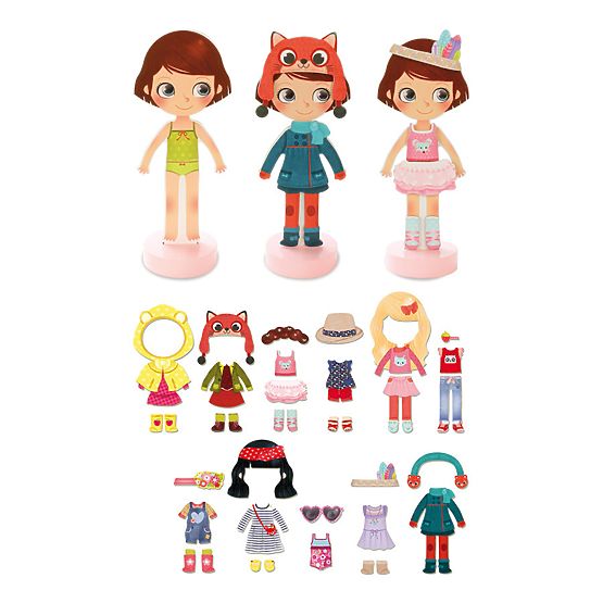 Vilac Chloé Puzzle magnétique à habiller