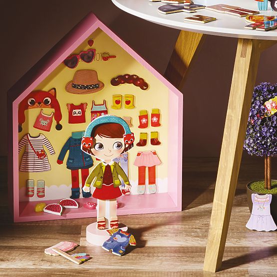 Vilac Chloé Puzzle magnétique à habiller