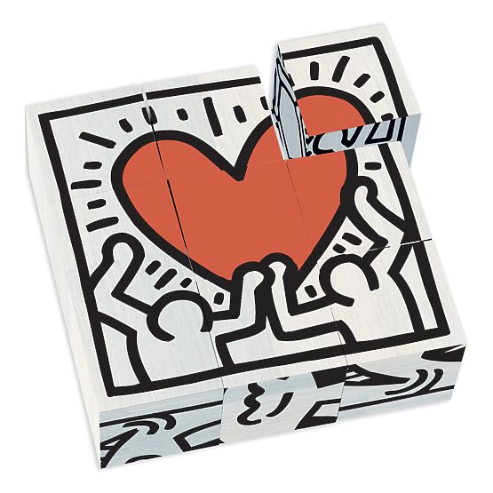 Vilac Cubes Illustrés Keith Haring