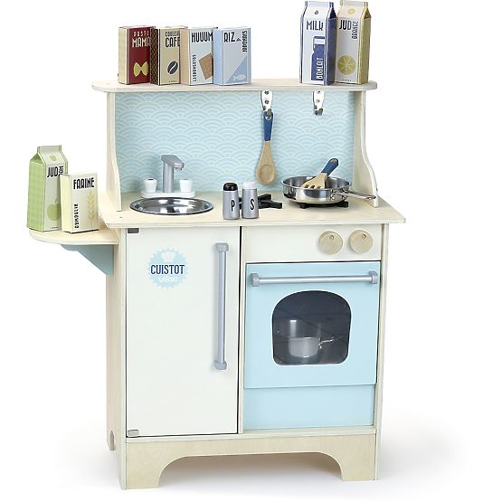 Vilac Cuisine en Bois Cuistot Bleue