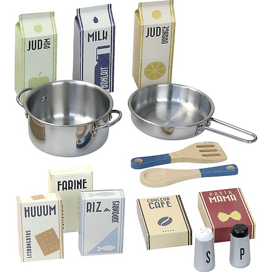 Vilac Cuisine en Bois Cuistot Bleue