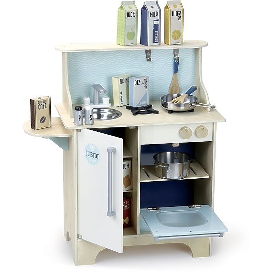 Vilac Cuisine en Bois Cuistot Bleue