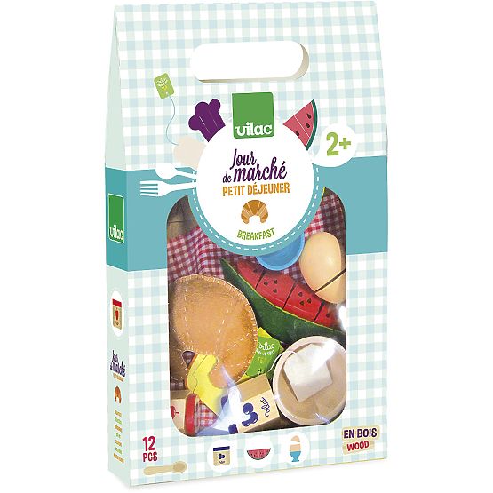 Vilac Ensemble de petit-déjeuner en bois