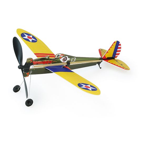 Vilac Kit d'avion avec hélice à remonter 1 pièce vert