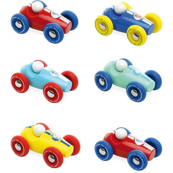 Vilac Mini voiture de course en bois 1 pièce