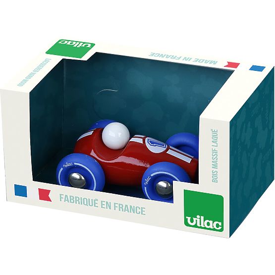 Vilac Mini voiture de course en bois 1 pièce