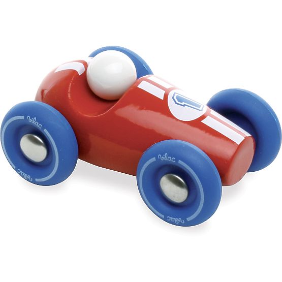 Vilac Mini voiture de course en bois 1 pièce