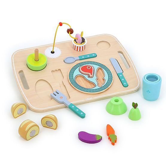 Vilac Planche d'activités Plateau repas