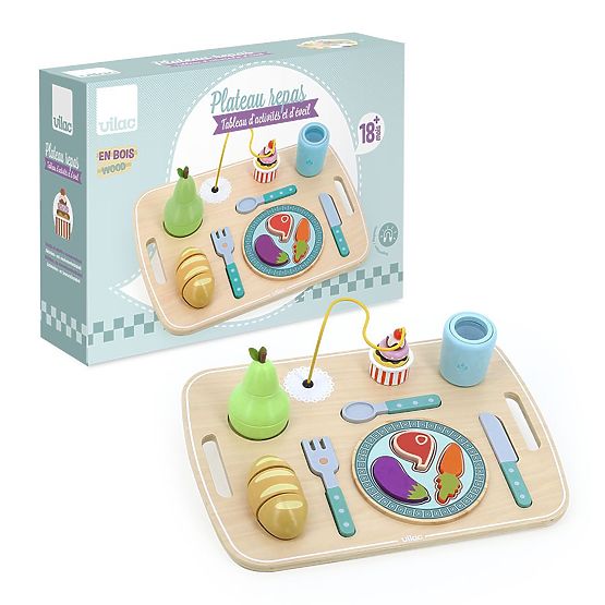 Vilac Planche d'activités Plateau repas