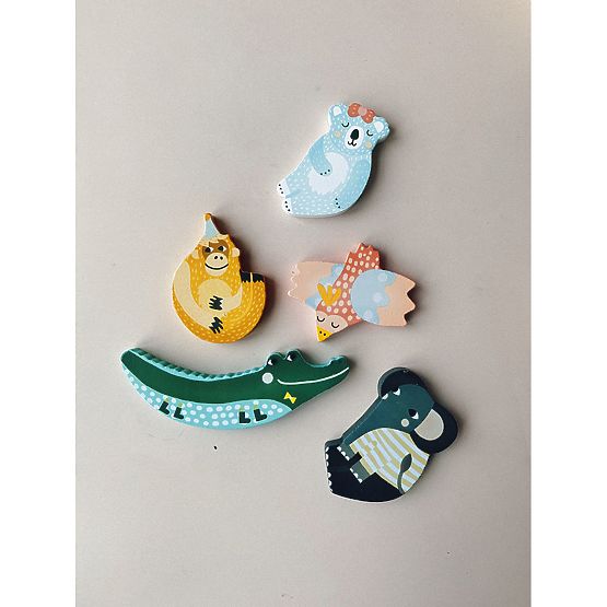 Vilac Puzzle d'insertion sensorielle Jungle
