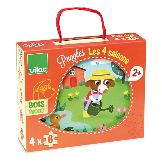 Vilac Puzzle en bois 4 saisons