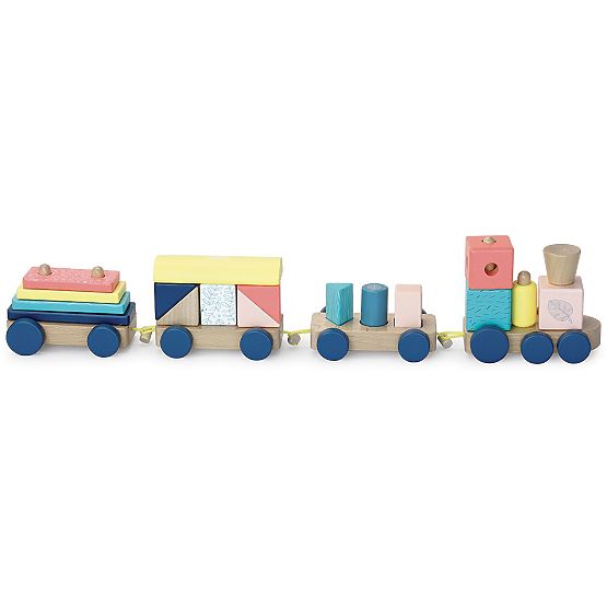 Vilac Train en bois coloré Canopée