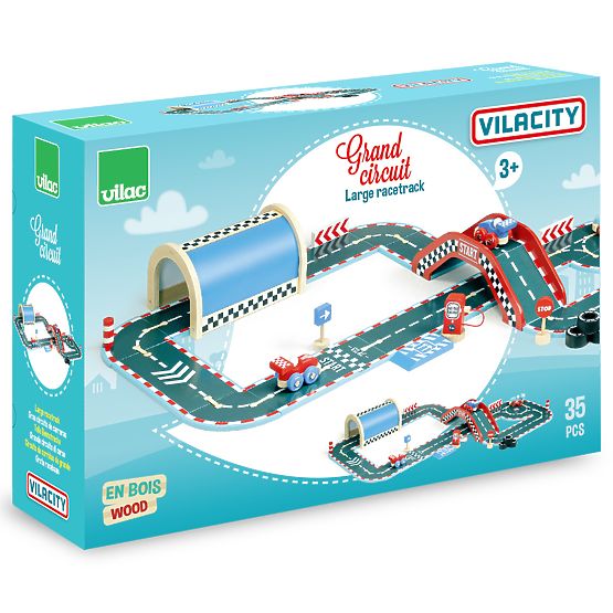 Vilac Vilacity Grande Autoroute en Bois