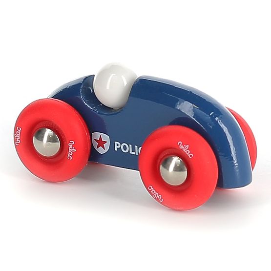 Vilac Voiture en bois mini rallye de police