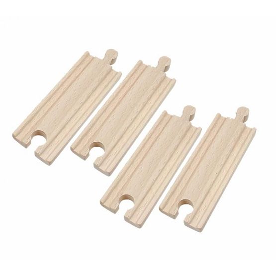 Voies ferrées - ensemble de 4 pièces de 11 cm