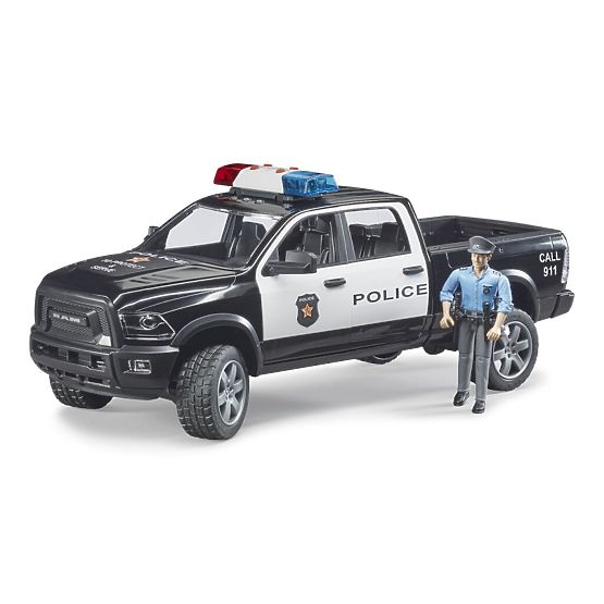 Voiture de police Bruder RAM avec policier