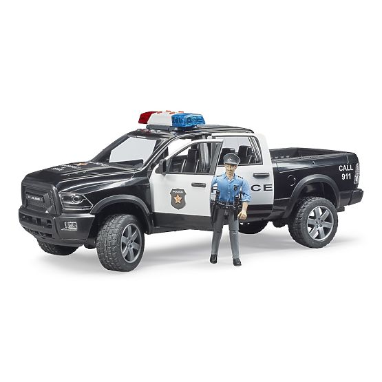 Voiture de police Bruder RAM avec policier