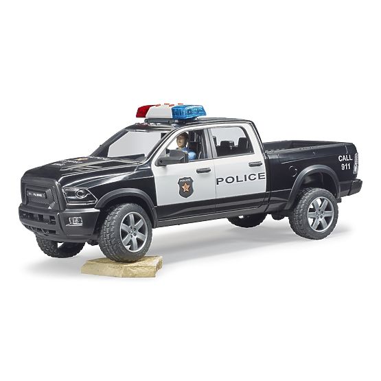 Voiture de police Bruder RAM avec policier
