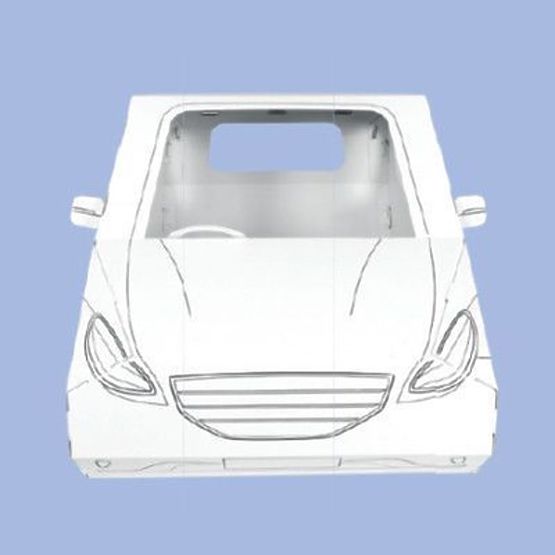 Voiture jouet en carton Alien