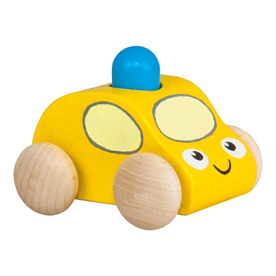 Voiture à sifflet avec gyrophare 1 pièce jaune