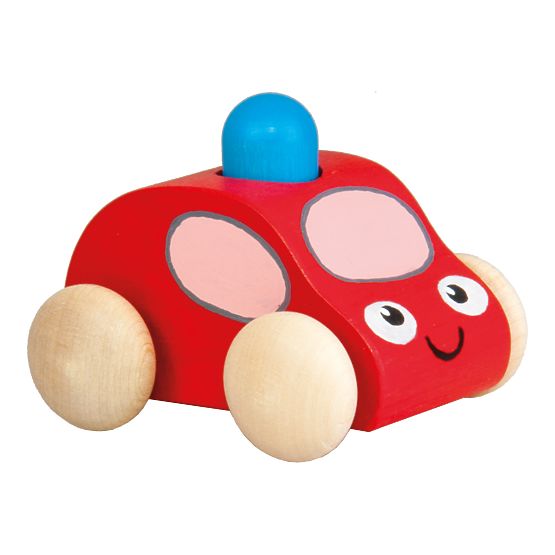 Voiture à sifflet avec gyrophare 1 pièce rouge