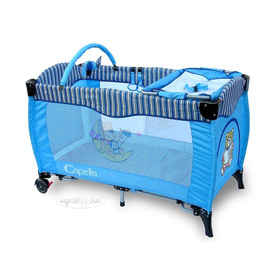 Voyage lit bébé Standard - bleu
