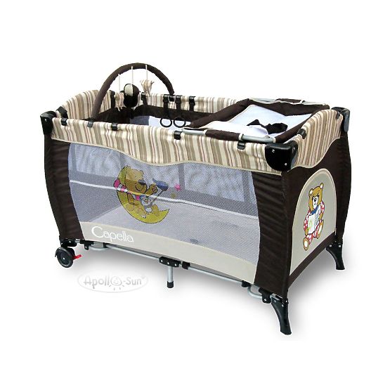Voyage lit bébé Standard - foncé brown