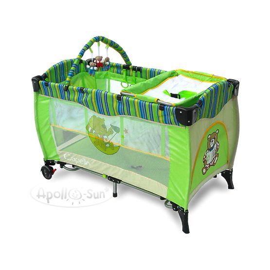 Voyage lit bébé Standard - vert