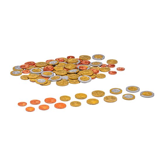 Wissner Pièces de jeu Euro 80 pcs