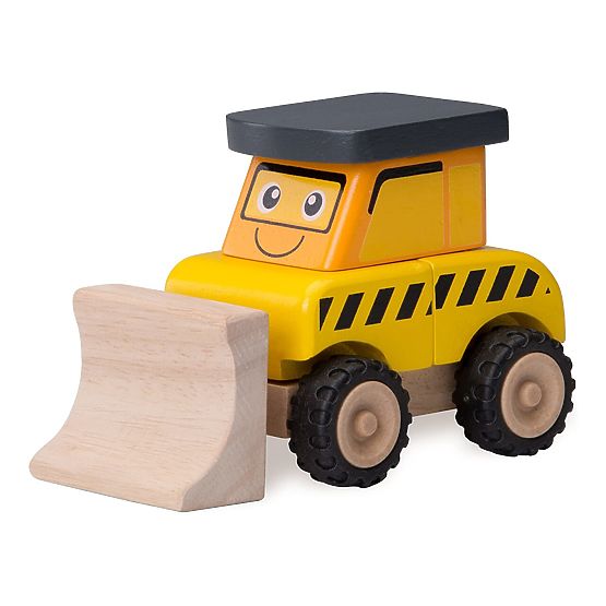 Wonderworld Mini Bulldozer en Bois