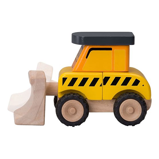 Wonderworld Mini Bulldozer en Bois