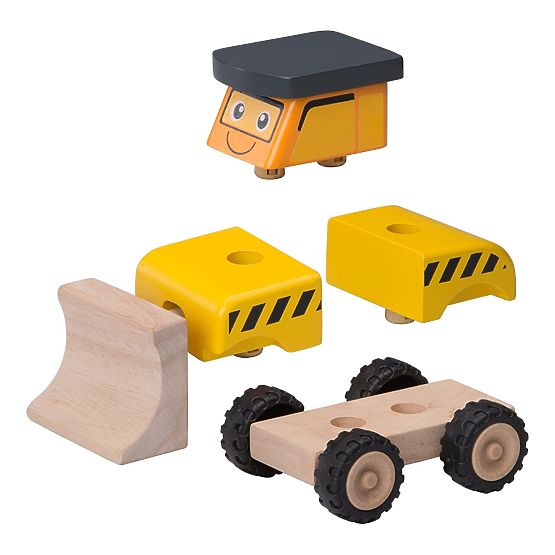Wonderworld Mini Bulldozer en Bois