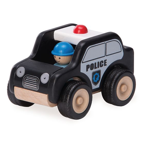 Wonderworld Véhicule de Patrouille Miniature en Bois
