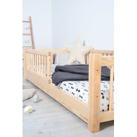 Lit bas enfant Montessori Ourbaby - naturel